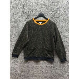 Banks Journal Knitted Crewneck Pullover Sweater Multicolor Mens‎ Size L